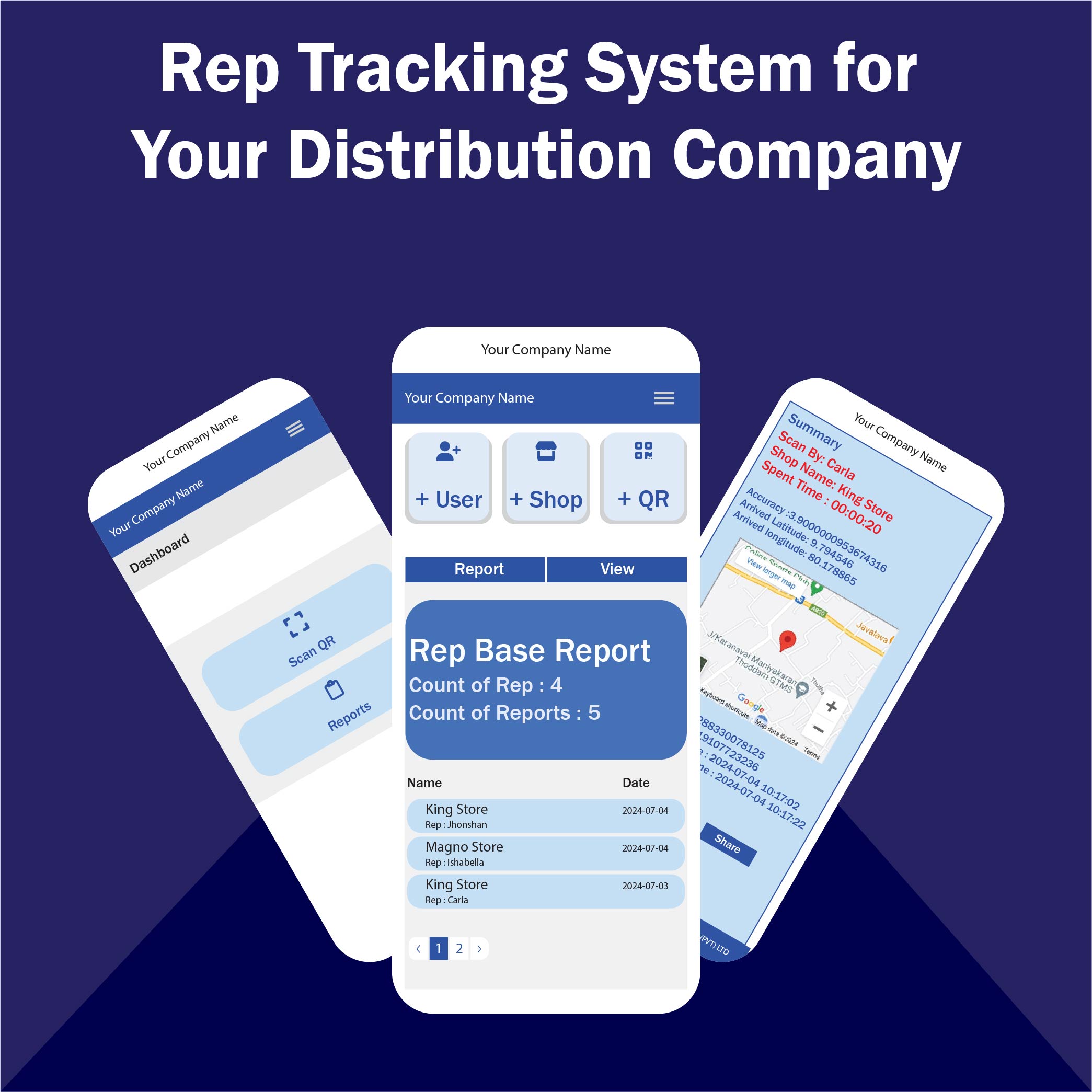 Tracking App for Distribution Company's image